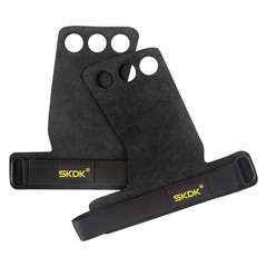 Three-finger cowhide palm protectors for gym equipment—non-slip, abrasion-resistant wrist wraps designed for deadlifts, offering OEM processing and custom manufacturing for global markets.