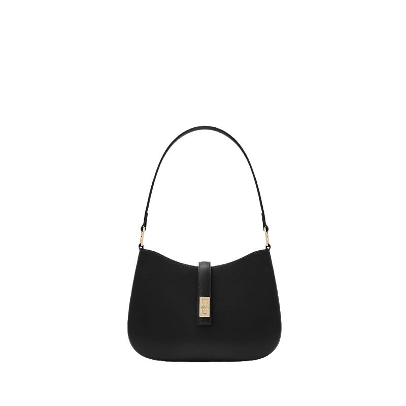 Premium Genuine Leather Women's Handbag 2025 New Arrival Fashion Versatile Minimalist Niche Shoulder Underarm Crescent Bag - Thumbnail 5