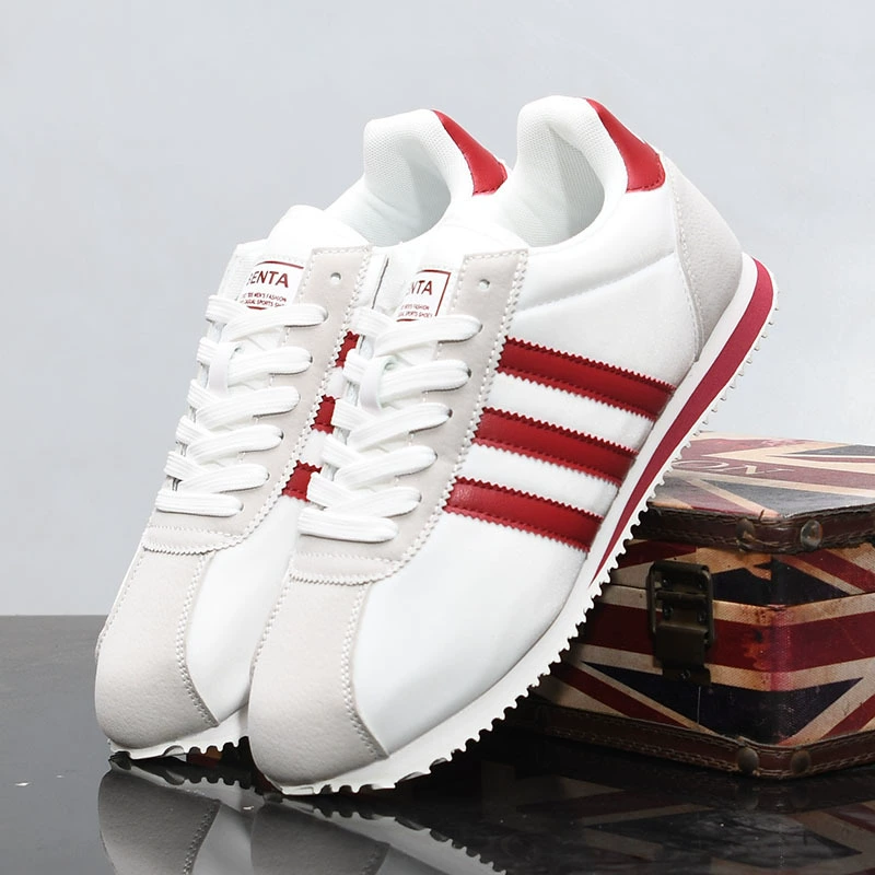 Летние модные универсальные низкие кроссовки с тремя полосками для мужчин и женщин, дышащие спортивные кроссовки для пар на шнуровке K051