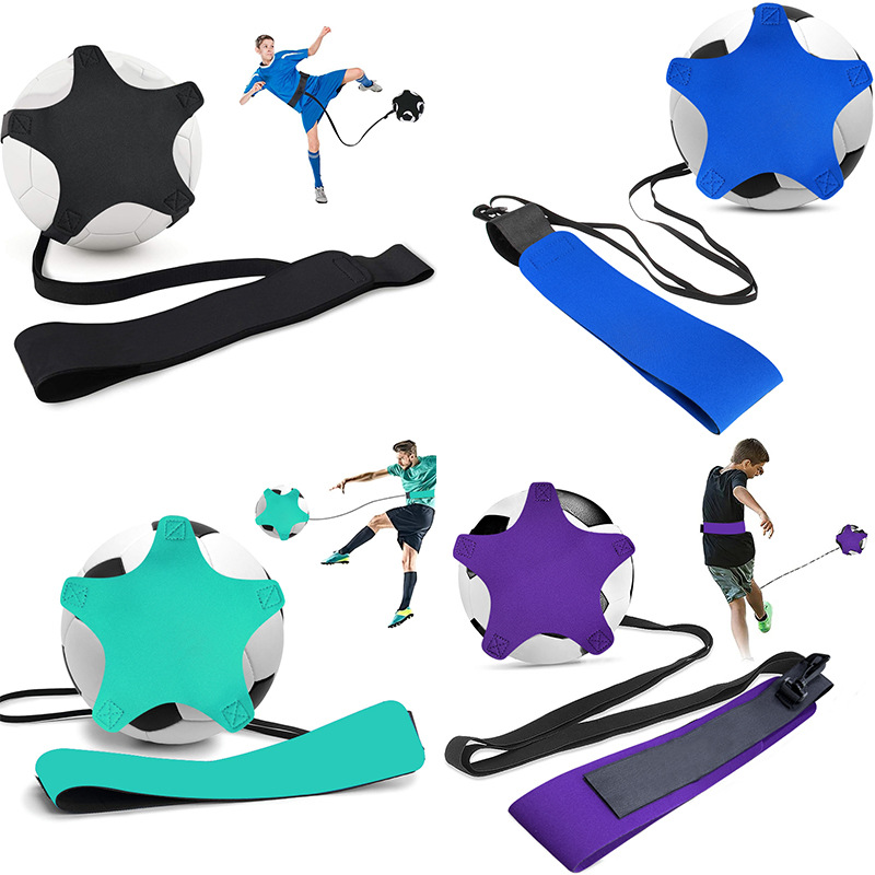 Cross-Border Football Rebounder with Auxiliary Belt for Children and Adults, High Rebound Football Training Belt