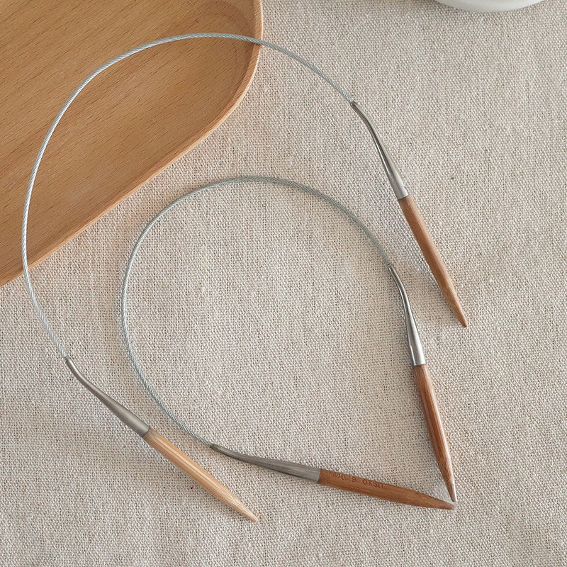 80cm长度炭化环形针 diy全套毛衣针织袖子短环针手工编织织袜子针