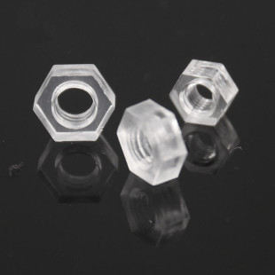 Free Shipping Plastic Nut PC Transparent Acrylic Black Nut Milk White Nut Insulated Nut