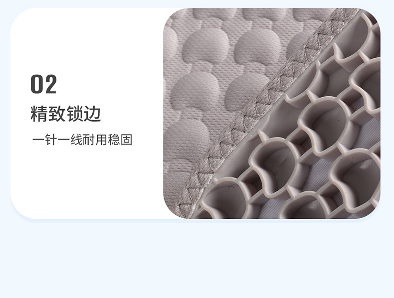 Car Lumbar Support Summer Honeycomb Gel Ice Silk Lumbar Support Pillow Summer Driving Waist Support Ventilated Breathable Seat