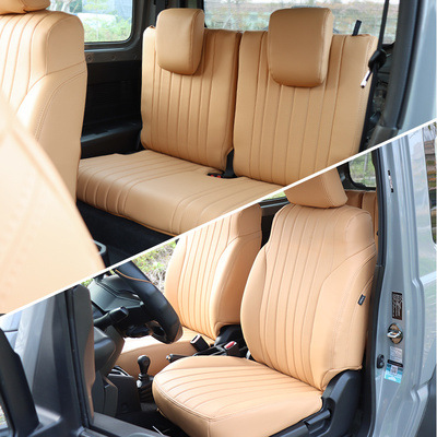 Suitable for 3-Door Jimny 2018+Jb64 Jb74 Leather High-End Seat Cover Fully Enclosed Seat Cover