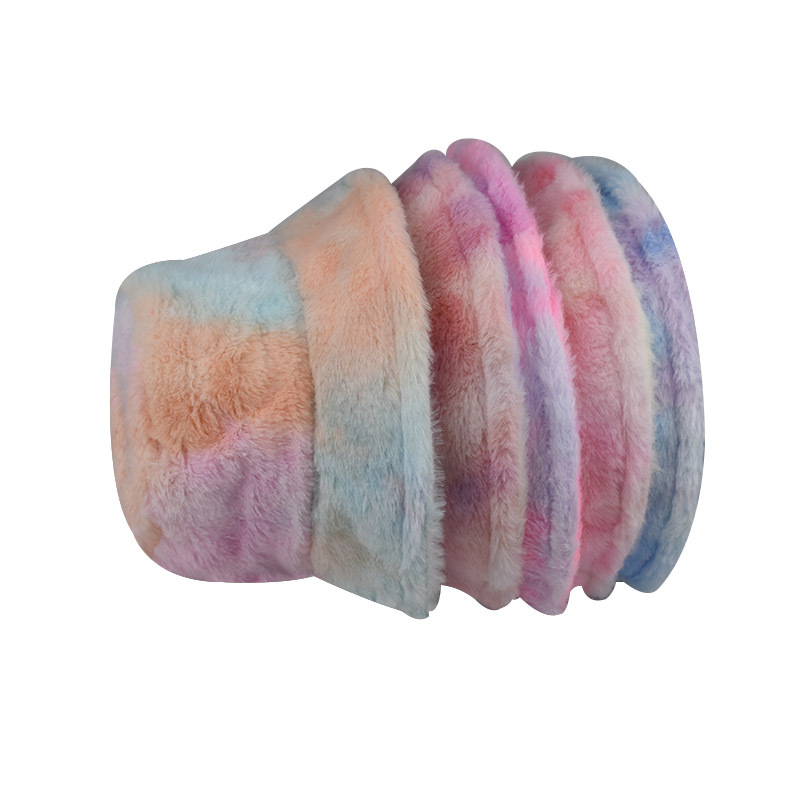 Invierno nuevo colorido sombrero de piel estilo coreano color sólido cálido sombrero moda marca al aire libre casual todo-fósforo piel pescador sombrero