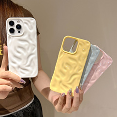 人気のファッショナブルでシンプルな隕石模様 Apple 16Promax 携帯電話ケース iPhone15 ワニス 14 保護カバーに適しています