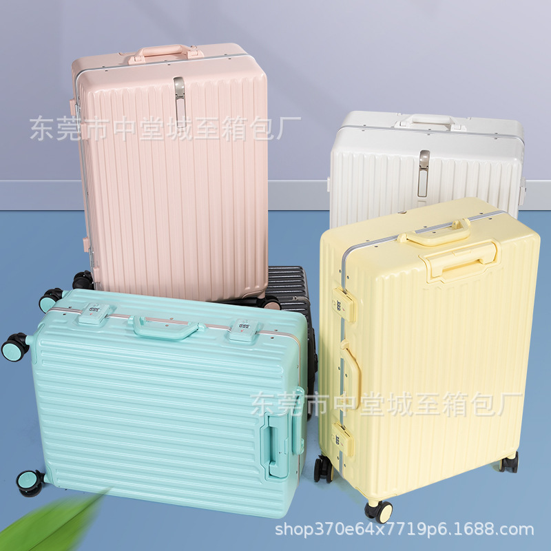 Factory direct student female luggage 20 inch boarding portable Password box travel suitcase small trolley luggage