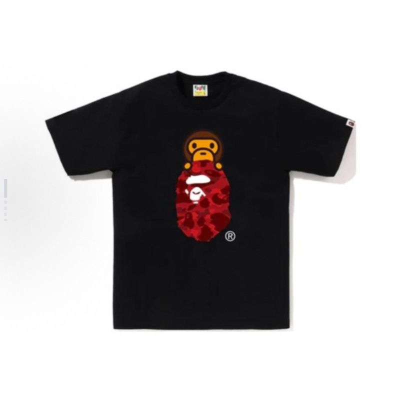 国境を越えた貿易 BAPE25 新しい夏の猿の頭のプリント半袖 T シャツのカップルの男性と女性はドロップシッピングをサポートしています|undefined