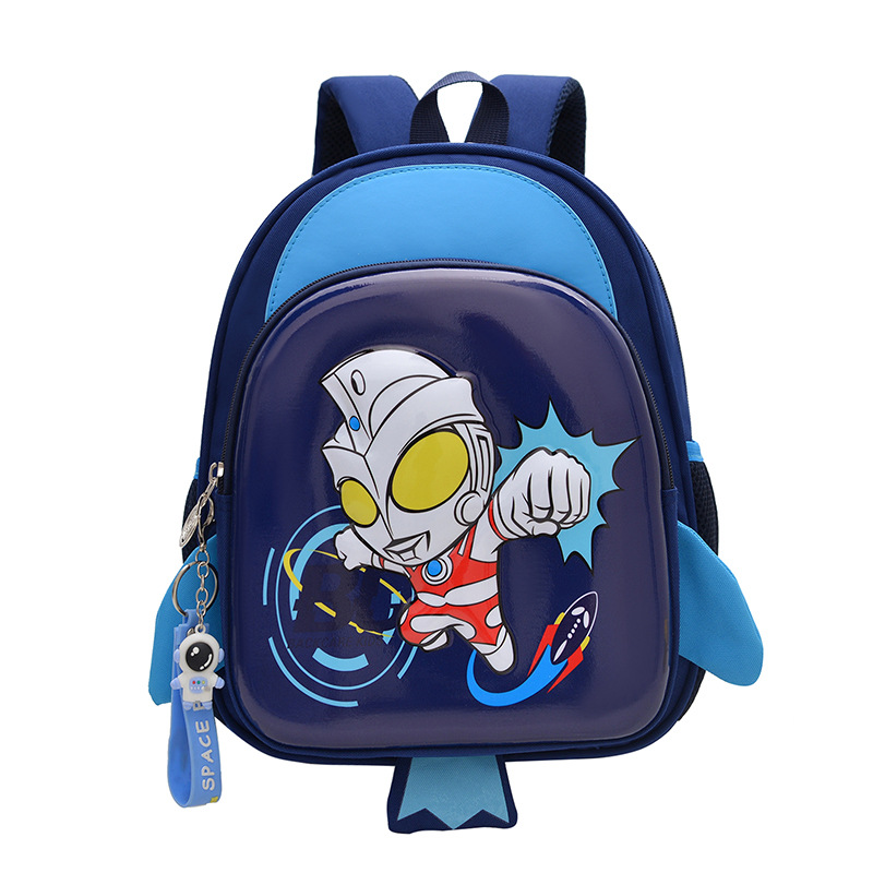 Nuevo jardín de infantes caricatura bebés Ultraman mochila de cáscara dura pequeña mochila de comercio exterior para niños cáscara de huevo mochila pequeña