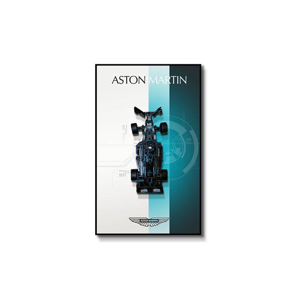 Bloques de construcción en la pared Pintura física tridimensional Modelo de carreras 2025 Edición de marcos de fotos Dormitorio de niños Colgante de cabecera de cama para niños