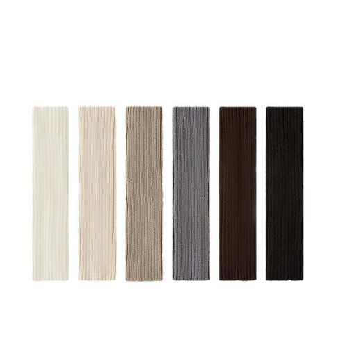 Spring and Autumn Solid Color Socks for Girls, Y2K Minimalist Style, Warm Elastic Sock Mouth College Style JK Fashionable and Versatile Calf Socks