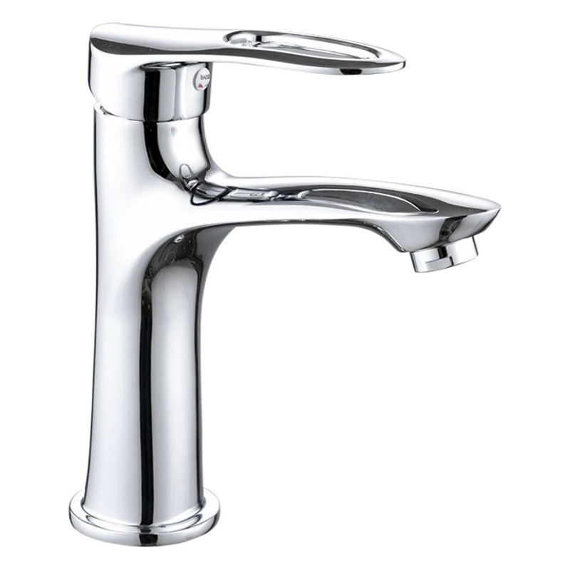 Медный смеситель для раковины в ванную, однорычажный, только холодная вода, поворотный переключатель, регулируемая подача горячей и холодной воды.