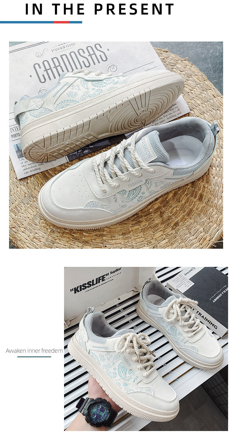 Zapatos de hombre con transmisión en vivo, novedad de 2022, zapatos con flores de anacardo, zapatos de moda para hombre, zapatillas de lona bajas versátiles de moda para otoño_voghion.com