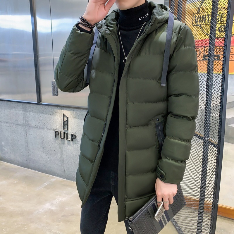 Transfronterizo 5XL - 8X chaqueta de algodón de pluma para hombres otoño y invierno grueso chaqueta de algodón cálida para hombres suelta chaqueta de algodón a prueba de frío chaqueta de tamaño extra