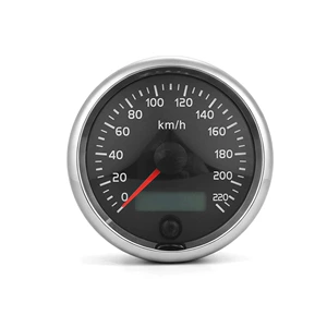 Avtomobil Modifikasiyası 85mm Sürətölçən 220Km/H 12V/24V On Rəngli İşıq
