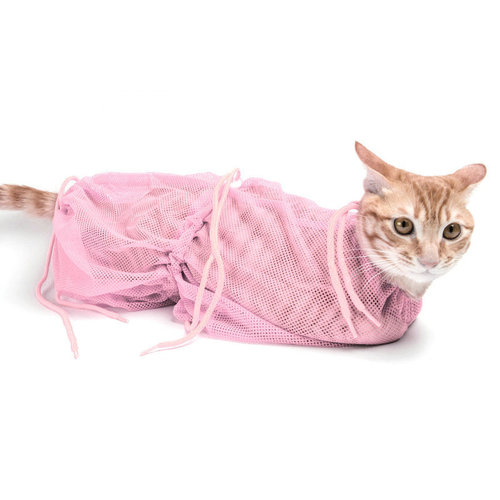 Manufacturer of cat cleaning and grooming bath bag, cat ear removal, injection and medicine, nail clipping and fixed cat bag