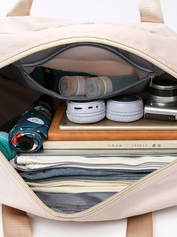 Bolsa de Viaje de Mano para Mujer de Nylon Impermeable y Ligera para Viajes de Ocio image 5