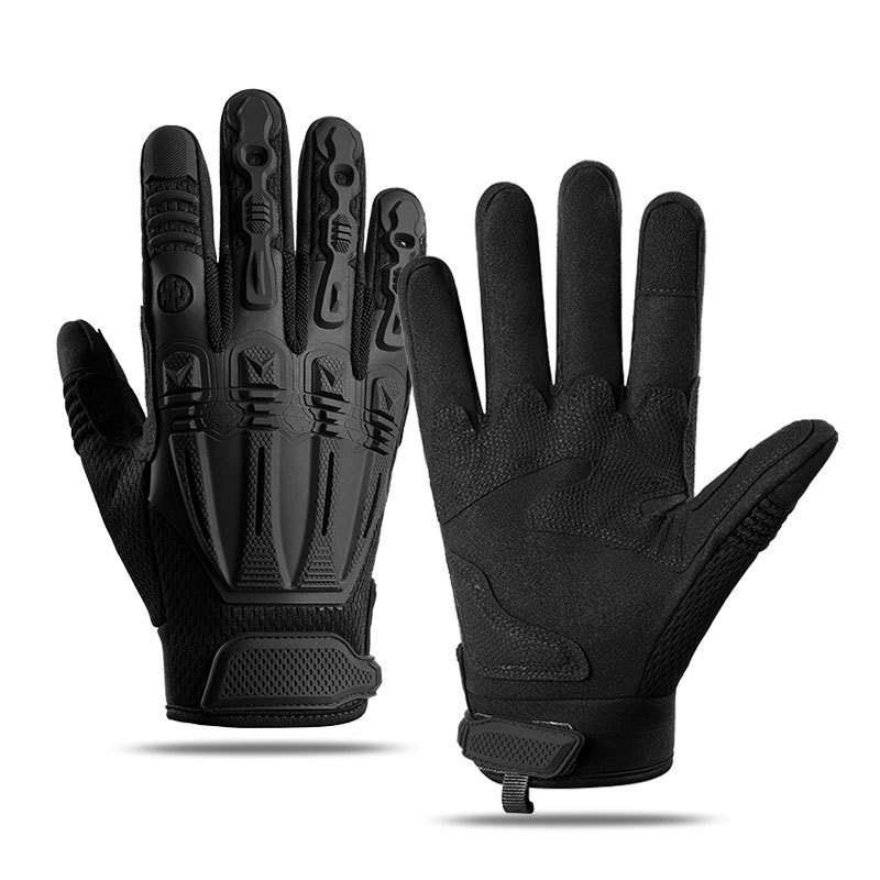 Guantes tácticos para hombres al aire libre pantalla táctil de dedo completo palma antideslizante desgaste guantes deportivos de motocicleta transfronterizos