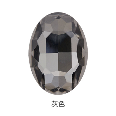 Xiaopu cristal accesorios DIY teléfono móvil rhinestone Ropa Accesorios puntiagudos Fondo oval en forma de diamantes de imitación