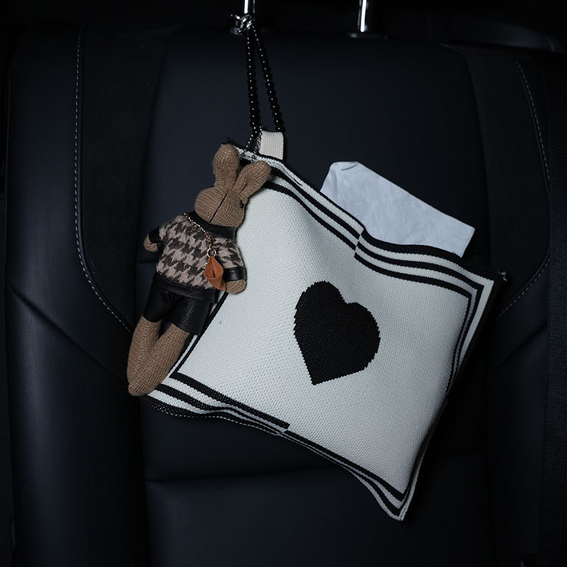 Car Interior Tissue: Biqi Bixing Car tissue box/set - love-version-rabbit