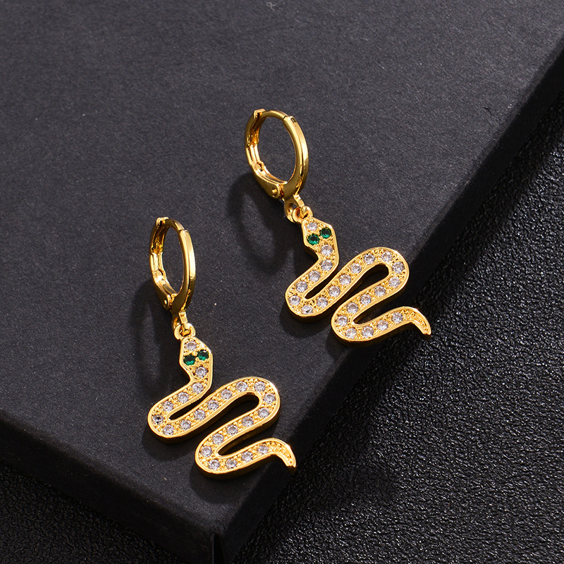 Nouvelles Boucles D&#39;oreilles Longues En Diamant Incrusté D&#39;os De Poisson En Gros display picture 4