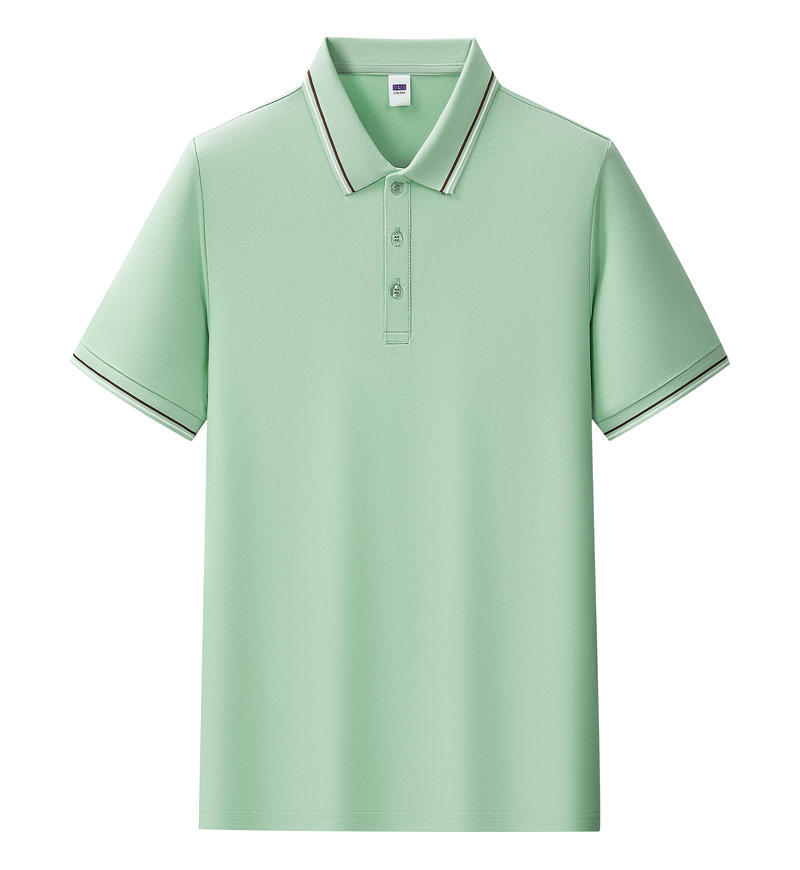 Camisas de polo de tamaño grande personalizadas logotipo de verano transfronterizo de algodón de hielo ropa de trabajo equipo de trabajo camiseta de manga corta personalizada
