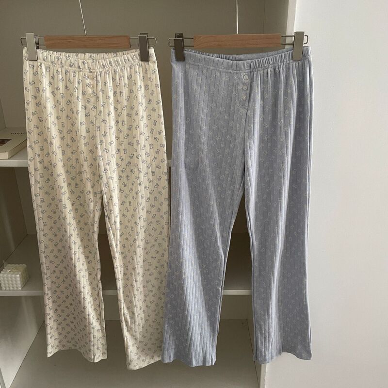 Brandy BM Pajama Pants Bear Printed Home Pants Women's Spring New Arrival Loop Casual Pants All-Match Long Pants