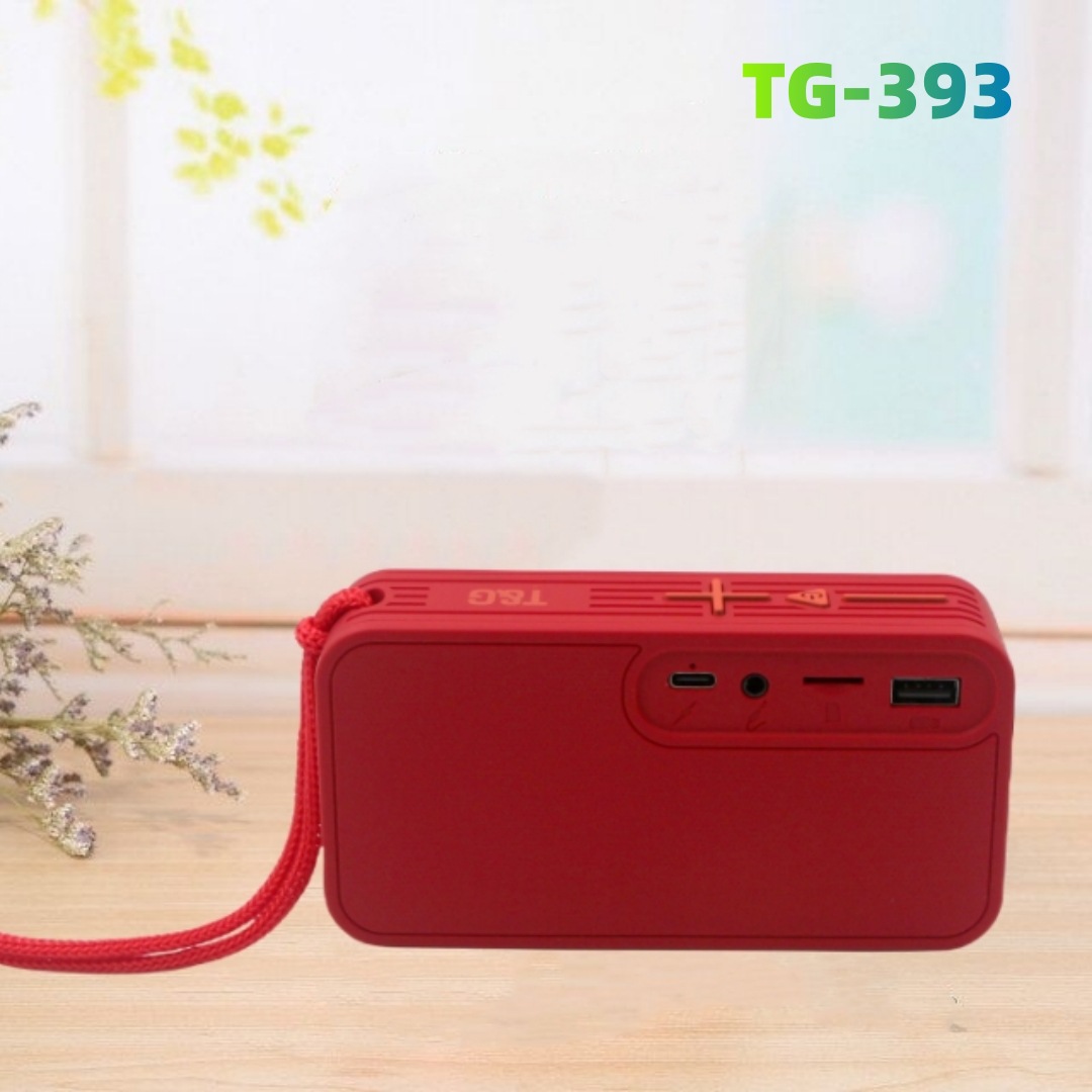 Nuevo TG393 altavoces Bluetooth inalámbricos deportivos al aire libre portátiles mini portables pequeños altavoces TWS regalo