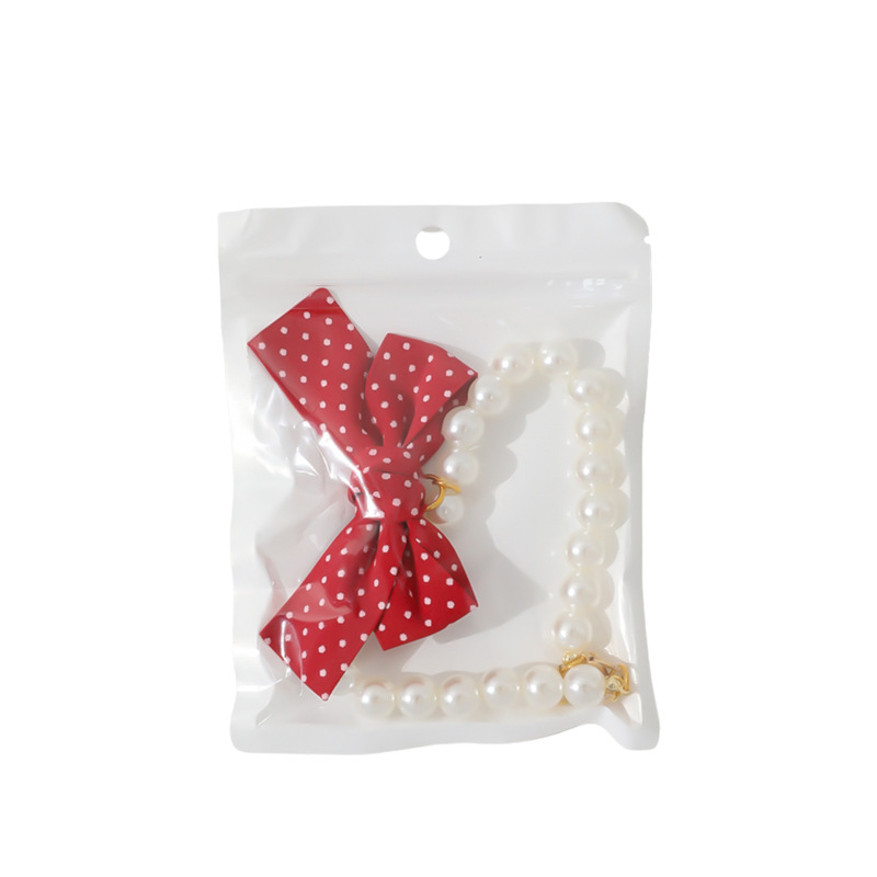 Collar de perlas de gato de simulación collar de arco cómodo perro pequeño amor perro colgante de moda joyas de mascotas