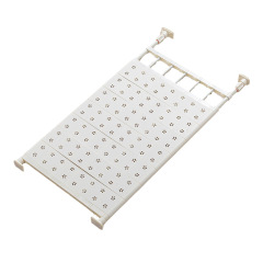 S83V Wholesale Kitchen Storage Shelf Adjustable Rod Bathroom Shoe Rack Layered Shelf Nail-Free Window One-Word Split