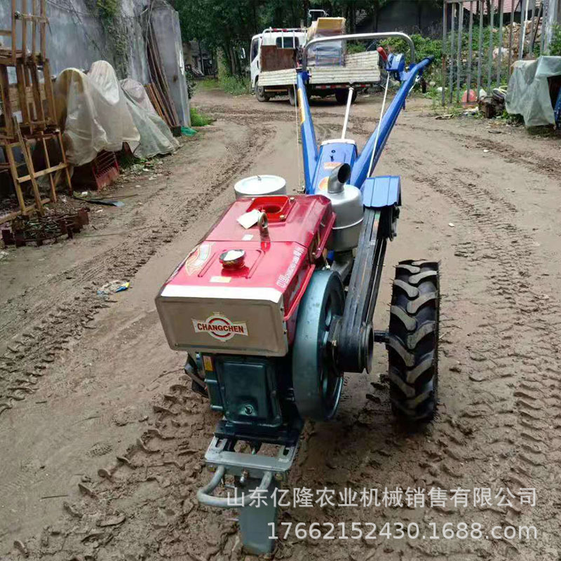 供应起垄开沟机 水田手扶打田机 15马力柴油手扶旋耕机