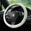 new pattern automobile Steering wheel cover Four seasons currency Steering wheel protect white Sun flower cotton non-slip wear-resisting Cartoon