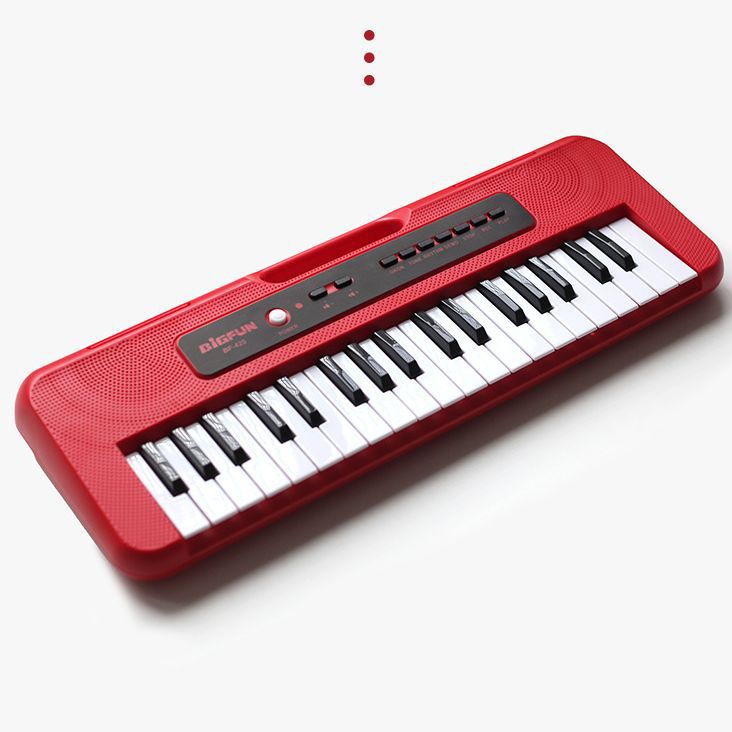 Venta caliente de BIGFUN multi-funcional de los niños de órgano electrónico micrófono estudio bebé juguete de la música de comercio electrónico