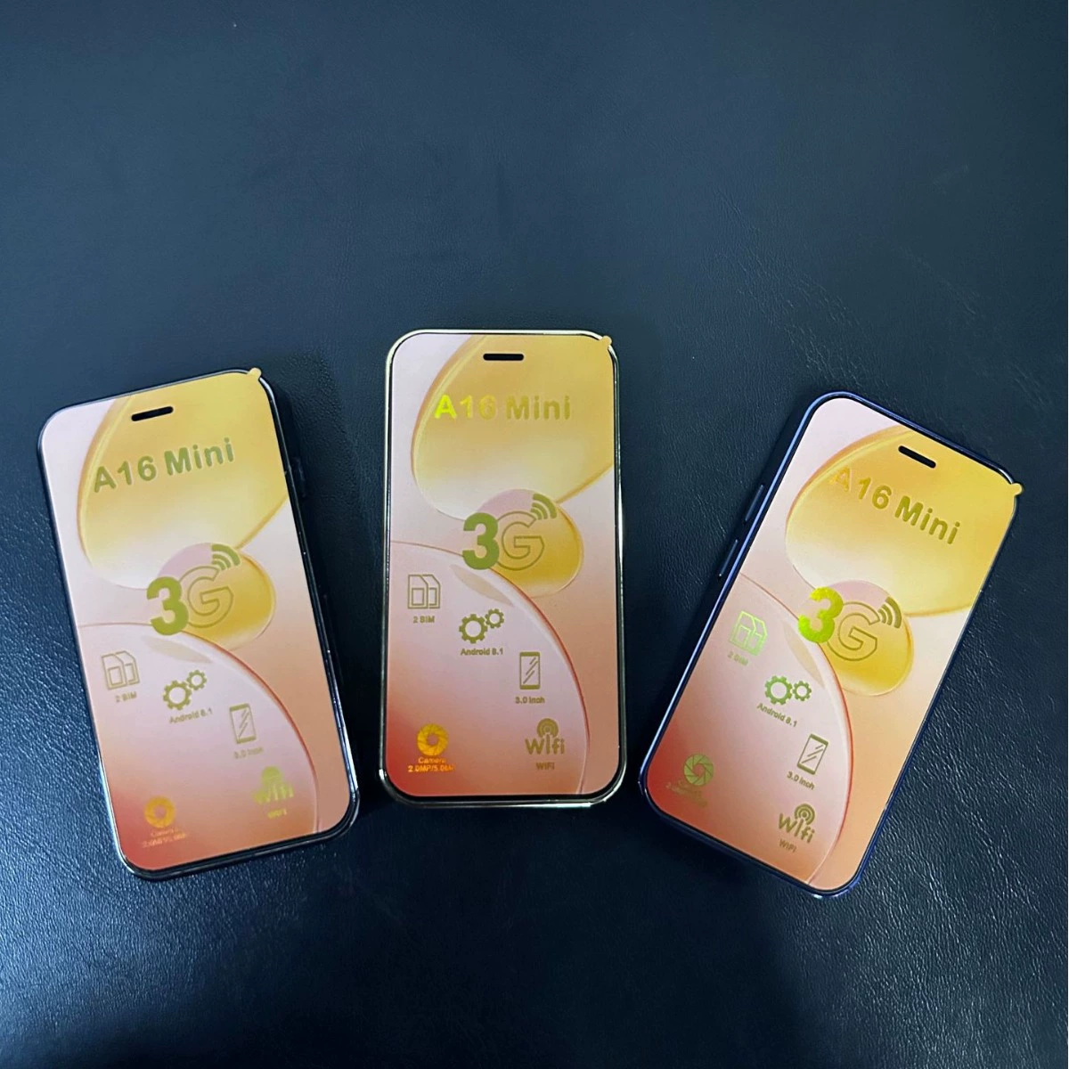 Смартфон A16mini ультратонкий карманный, Android, двойной SIM (dual standby), 2 ГБ+16 ГБ