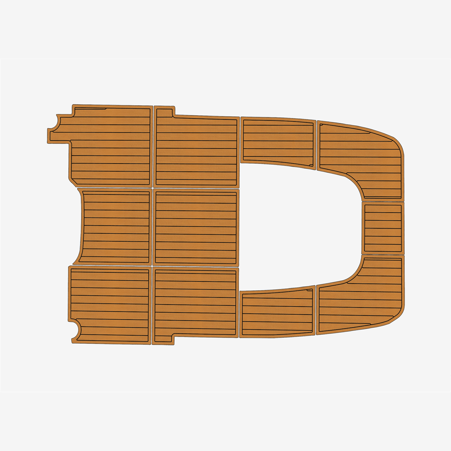 1998 Cobia 224 EVA Faux Teak Marine Floor