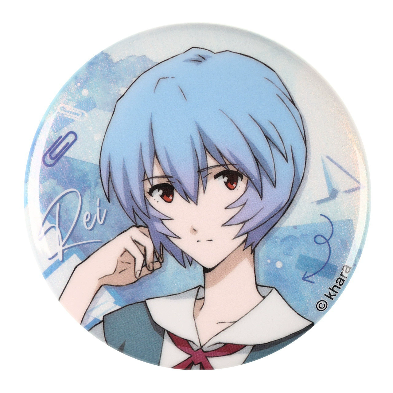 Оригинальный EVA значок Neon Genesis Evangelion серия SchoolMemory, Асука