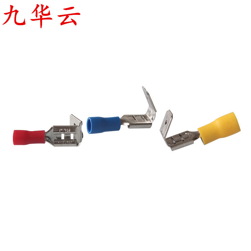 肩背形公母预绝缘接头PBDD2-250 预绝缘冷压端头6.3插簧插片端子