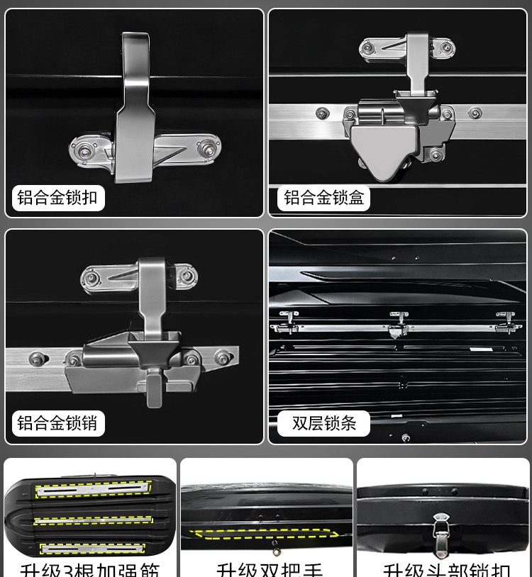 Suitable for car roof luggage box, specifically for Volkswagen Tiguan L, Touareg, T-Roc, Touran, Sharan, POLO, and C-Trek
