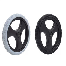 凯洋凤凰轮椅轮子前后轮6寸8寸12寸16英寸实心胎PU胎轮椅配件