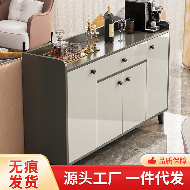 Light luxury sideboard cabinet storage cabinet household tea cabinet storage cabinet small cupboard living room Italian wine cabinet Kitchen Cabinet