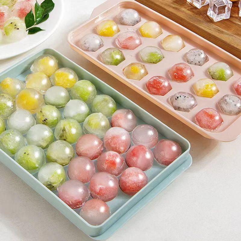 Household Ice Block Mold Frozen Whisky Spherical Ice Block Ice Grid Food Grade Internet Celebrity Ice Making Artifact Frozen Ice Block Mold Nine