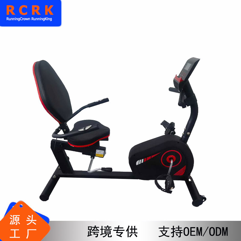 Cross-Border Mountain Bike E-Commerce Factory Spot Exercise Bike Horizontal Magnetically Controlled Spinning Bike Silent Space Walker