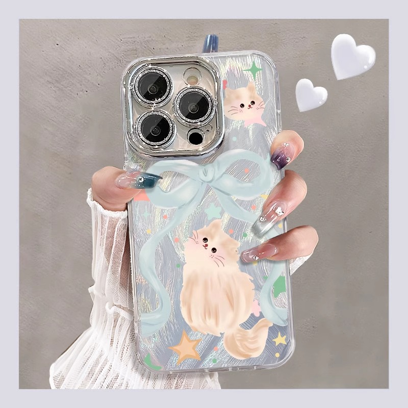 Suitable for Xiaomi Mi 15/17 Phone Case Redmi Note 14/Note 15/K80/K90 Feather Yarn Pro Cat 266