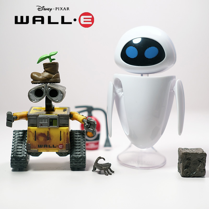 おもちゃ箱入りロボット WALL.E 可動人形 WALL.E エヴァ組み合わせ装飾モデル|undefined