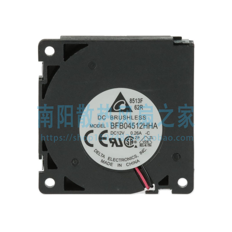 Delta/台达 BFB04512HHA-C DC12V 0.26A 涡轮鼓风机4.5cm散热风扇