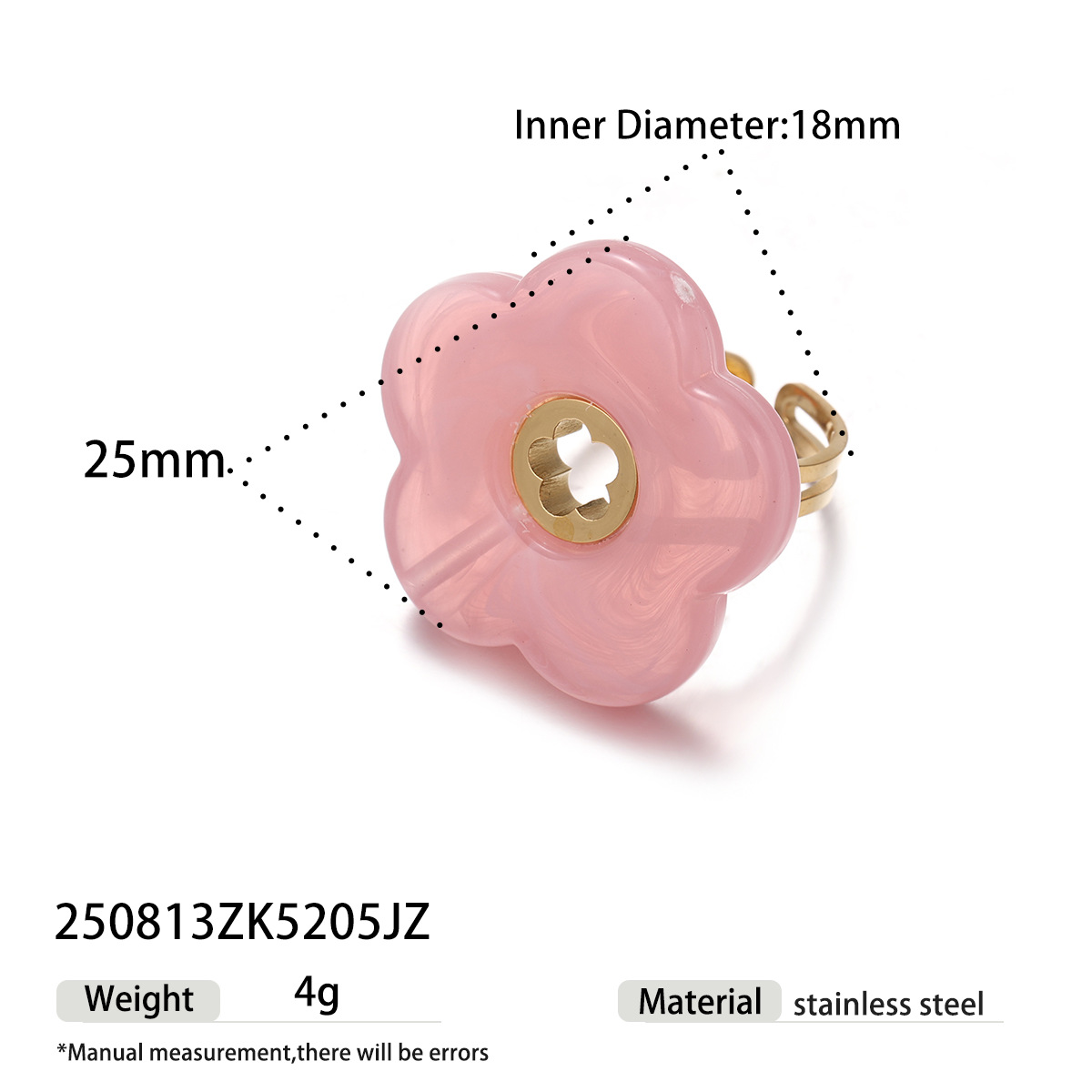 Collar de flores acrílicas para mujeres no se desvanecen, nicho universal, joyerías de cadena clavícula transfronterizas