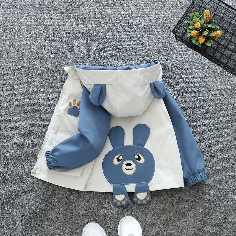 Boys Autumn Coat Spring and Autumn 2025 New Children Autumn Thin Jacket Baby Cartoon Hooded Top Boys Autumn Coat Spring and Autumn 2025 New Children Autumn Thin Jacket Baby Cartoon Hooded Top