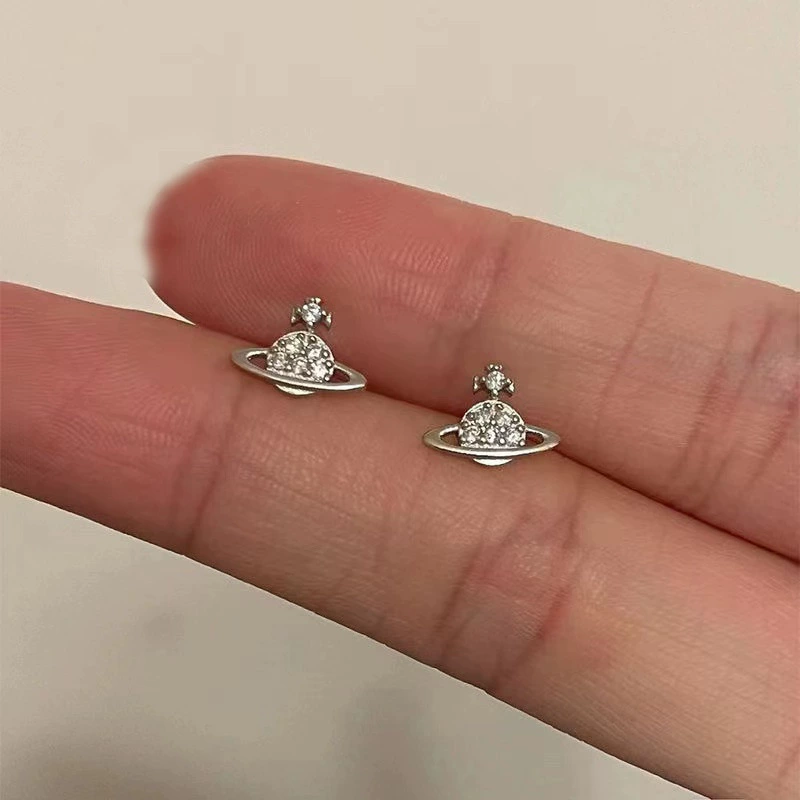 Серебряная игла, цирконий, маленькие изысканные серьги, серебро 925 образец