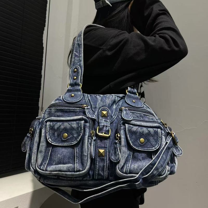 国境を越えたtemuは女性のファッション丹寧水洗いデニムの特包を提供しています。|undefined