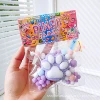 Plush cat paw [purple]